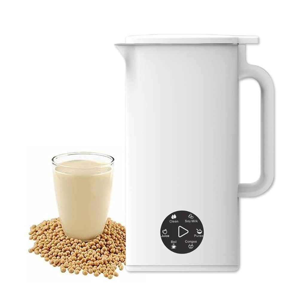 Marin　soymilk Mini Soybean Milk Maker, Portable Soy Milk Machine with 6